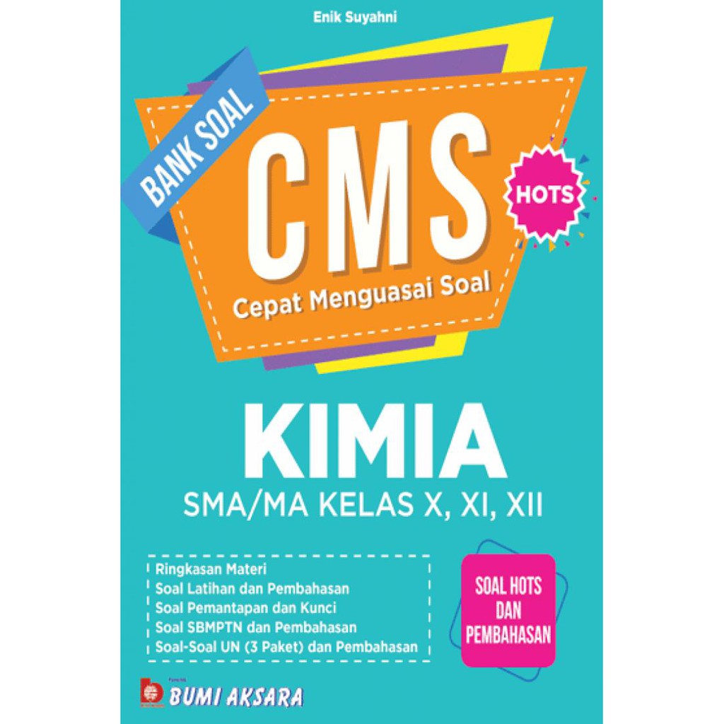 Bank Soal CMS Kimia SMA Kelas 10, 11 & 12