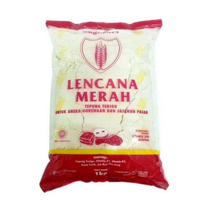 

Tepung Terigu LENCANA MERAH 1kg
