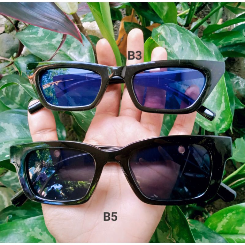 Kacamata hitam/1532/kacamata Jennie Black Pink/Kacamata model persegi panjang/kacamata wanita/kacama