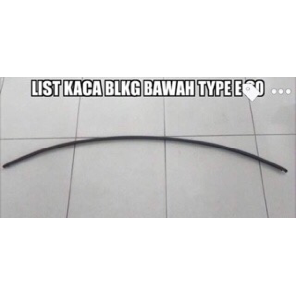 List Kaca Belakang Bawah BMW E60