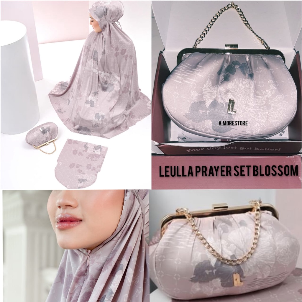 LUELLA PRAYER SET BLOSSOM STONE MIDNIGHT SAND MUKENA LAFIYA HEYLOCAL ID HEYLOCALID LOCALID LEULLA PR