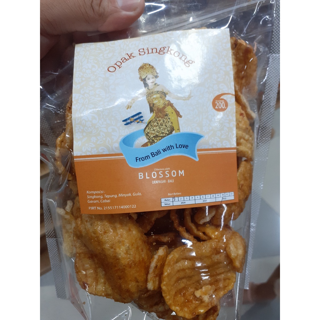 OPAK SINGKONG MANIS PEDAS GURIH “BLOSSOM BALI” OLEH OLEH KHAS BALI 200GR