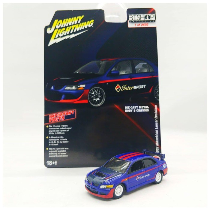 Johnny Lightning Mitsubishi Lancer Evolution VIII Intersport