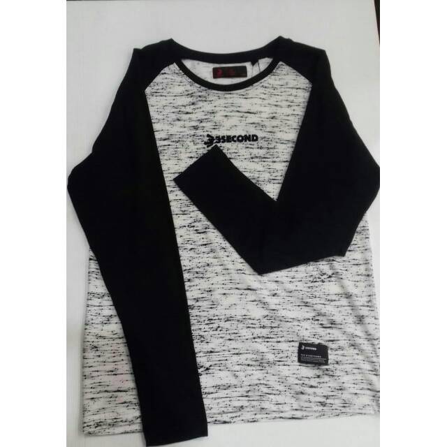 Kaos lengan panjang 3SECOND basictee ORIGINAL