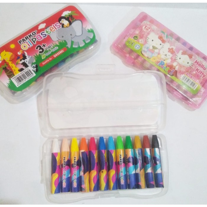 

Diskon Crayon / Oil Pastel Parko By Greebel 12 Warna Murah