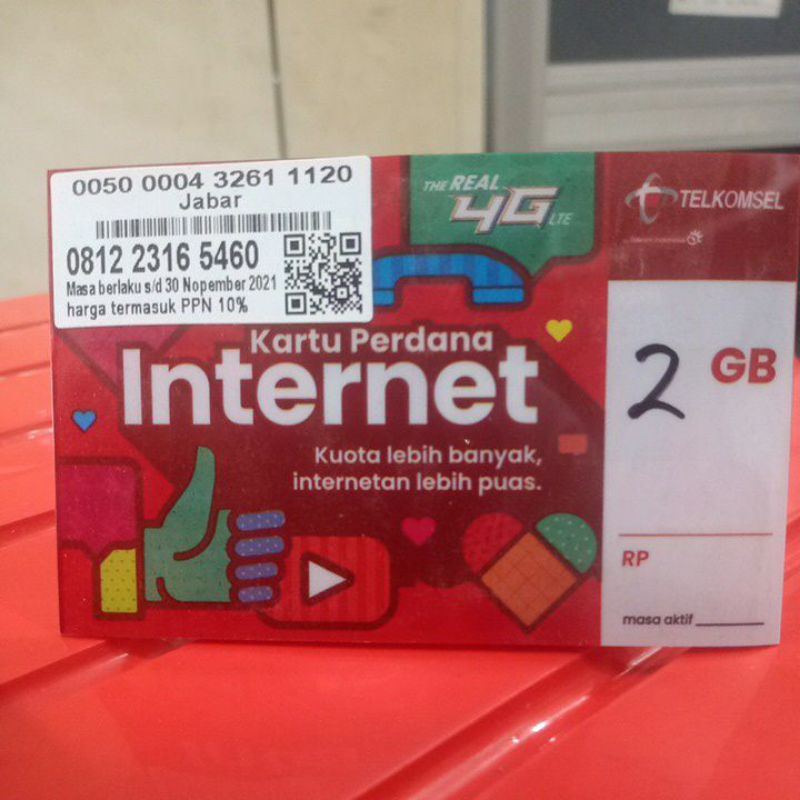 PERDANA TELKOMSEL 2GB // JAWA - BALI - LOMBOK
