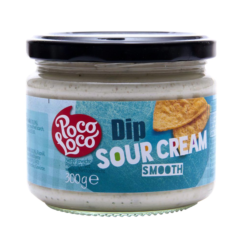 

Poco Loco Salsa Dip Sour Cr 300 G Jar
