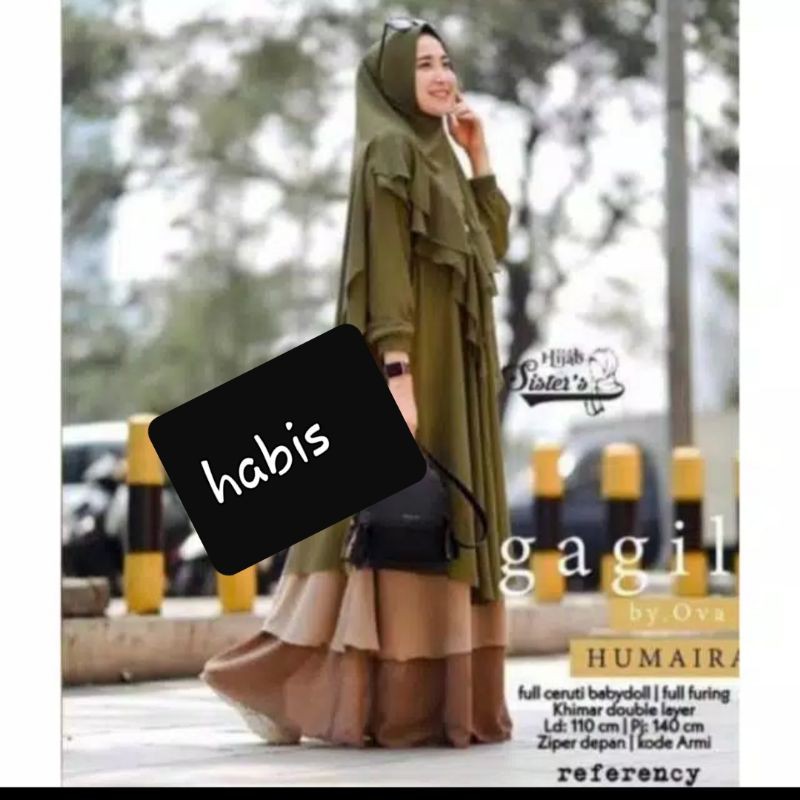Gamis syar'i HUMAIRA