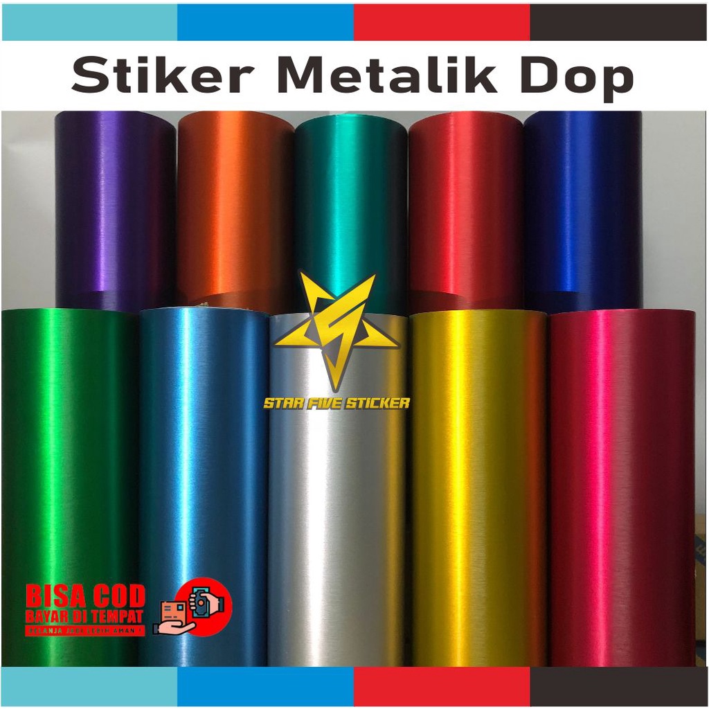 Stiker Skotlet Motor Mobil Sticker Scotlet Metalik Doff