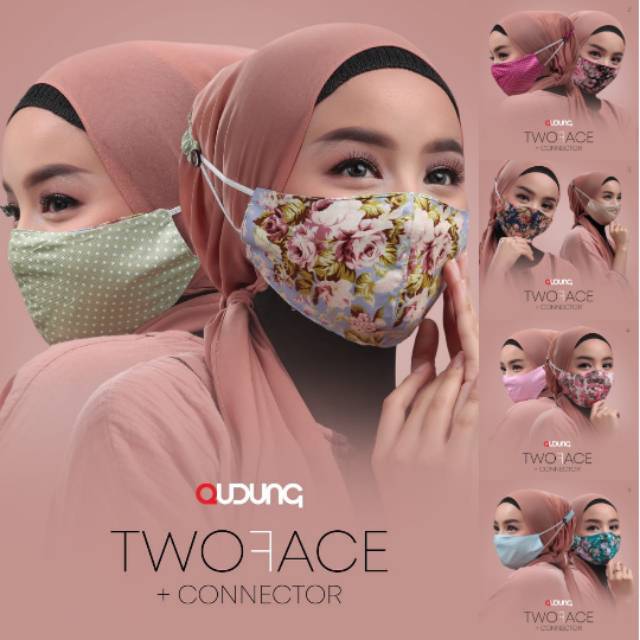Masker Two Face Original by Qudung