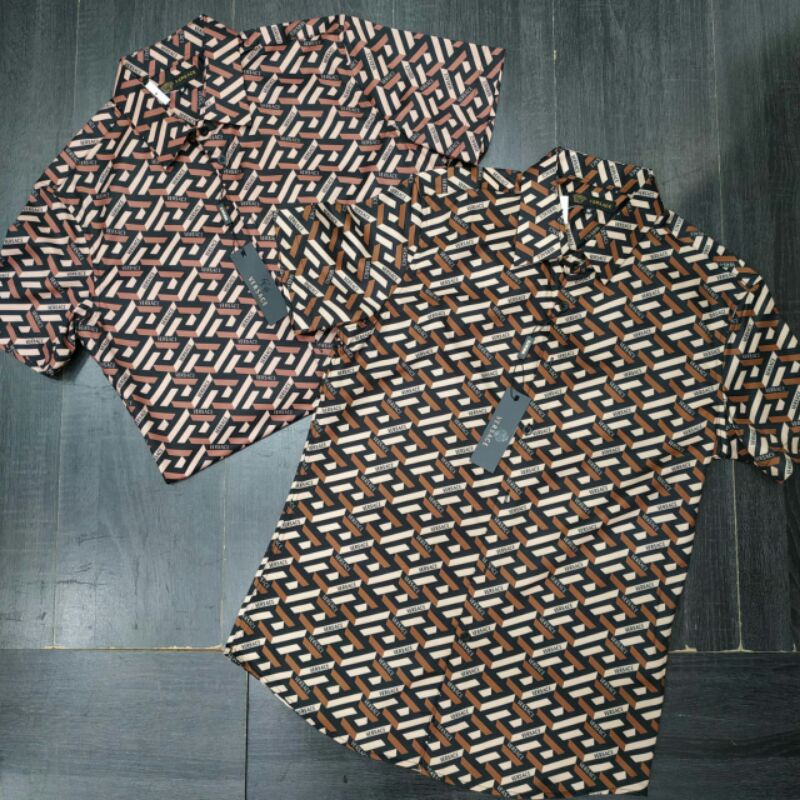 KEMEJA PRIA IMPORT VERSACE MIRROR QUALITY