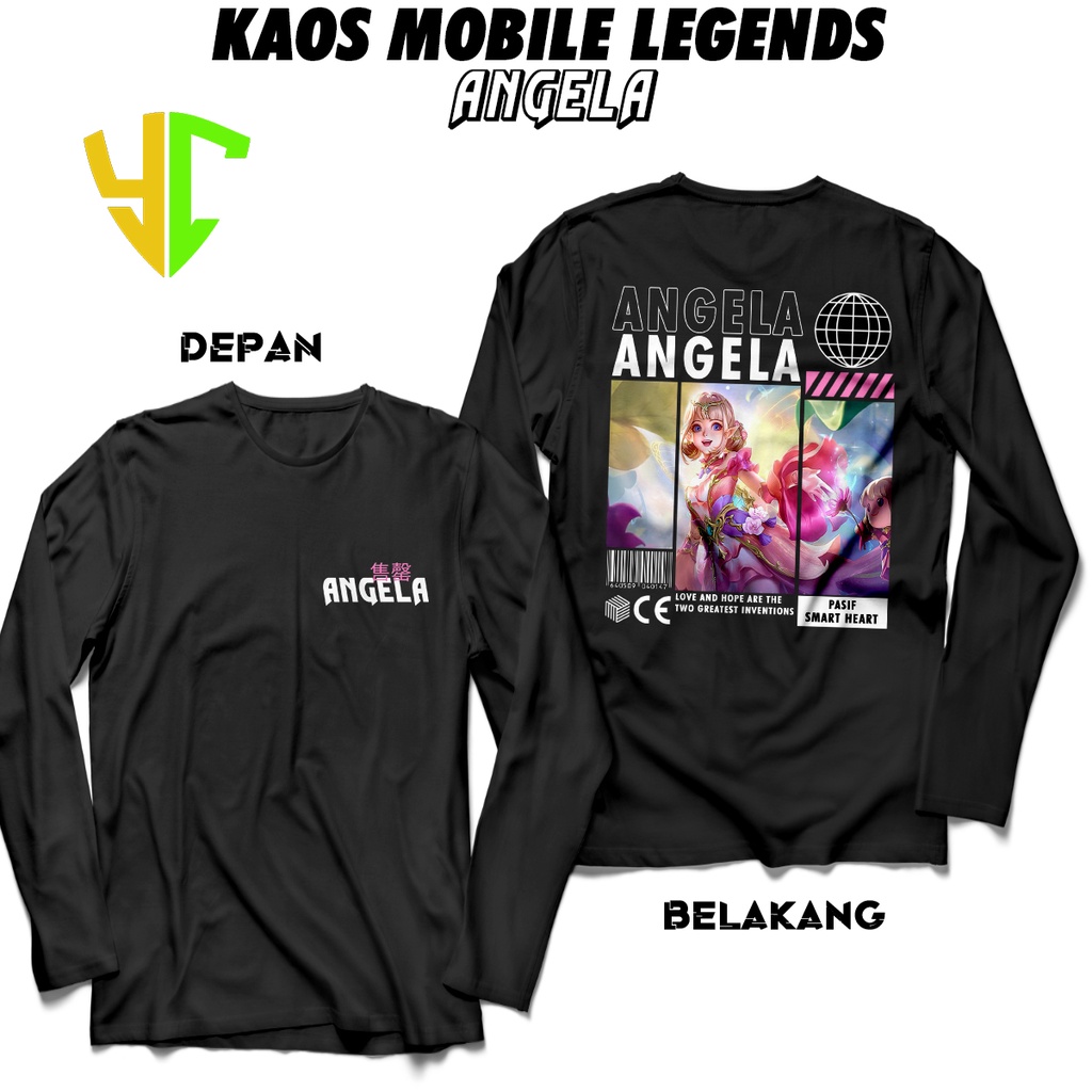 YC Kaos StreetWear Hero ML (ANGELA COLLECTOR) Bisa Request Hero, Kaos Lengan Panjang Pria Wanita Kao
