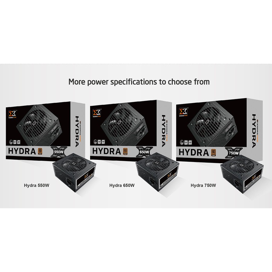 Power Supply Xigmatek 80+ bronze 650 watt Hydra - PSU Gaming 80 plus