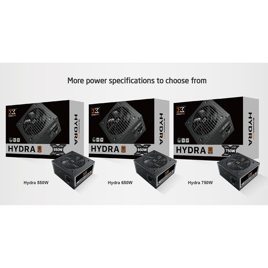 Power Supply Xigmatek 80+ bronze 750 watt Hydra - PSU Gaming 80 plus