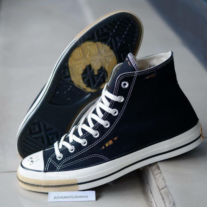 Dr Woo x Converse Chuck Taylor 1970s Hi Black CT 70s CT 70s