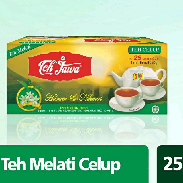 

TEH JAWA JASMINE TEA TEH MELATI ISI 25