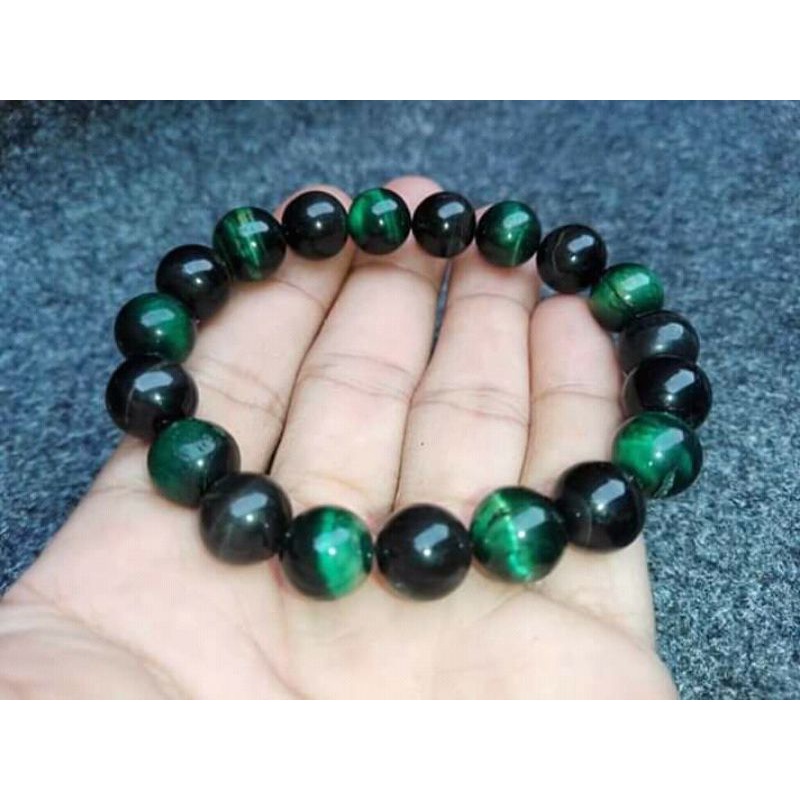 GELANG TIGER EYE HIJAU ASLI
