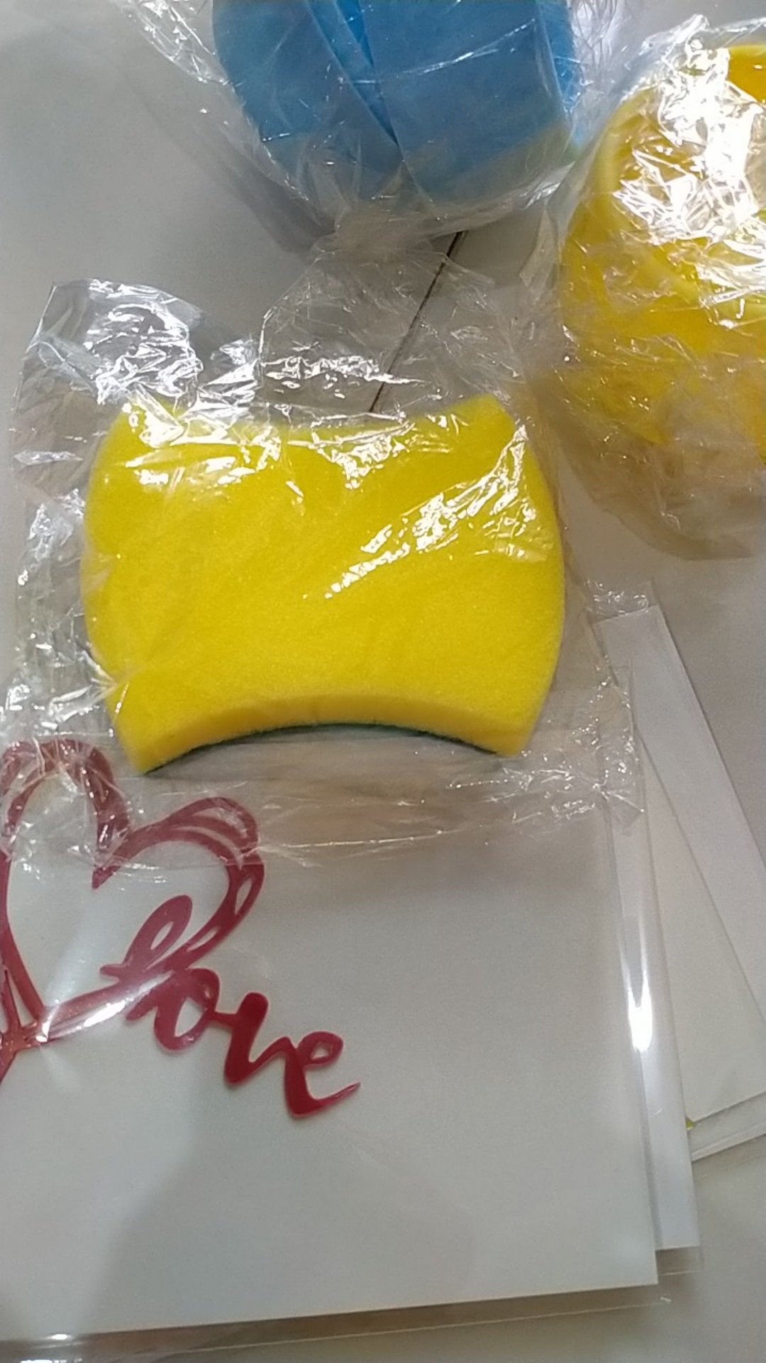 [checkout Rp1000] 1pcs Kitchen High Density Sponge Dishwash Wipe Fiber Scouring Pad/bowl Pot Scouring Supplies Clean Rub Cleaning Tools