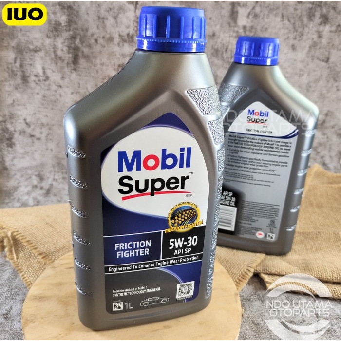 Oli Mobil Super Friction Fighter MOBIL ONE 5W 30 API SP 1 Ltr ASLI