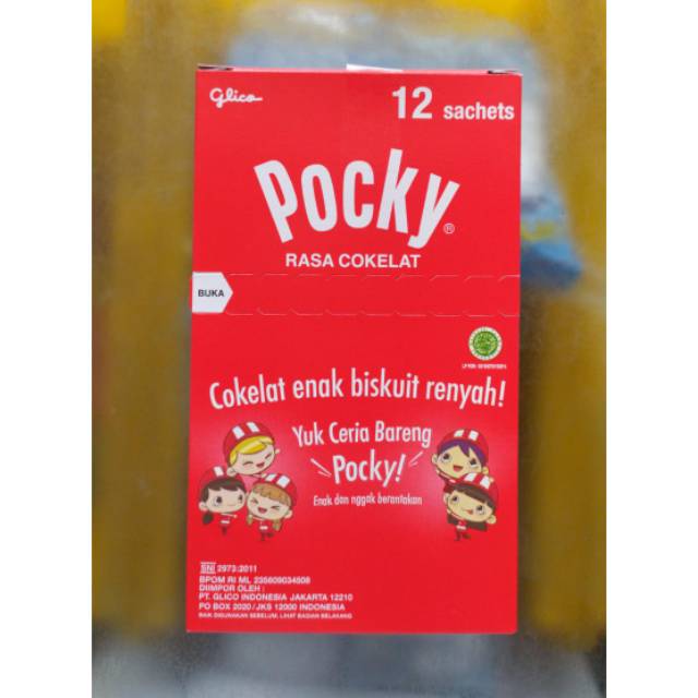 

POCKY WAFER STICK COKLAT & STROBERI ISI 12 SACHET (@2.500/SACHET)