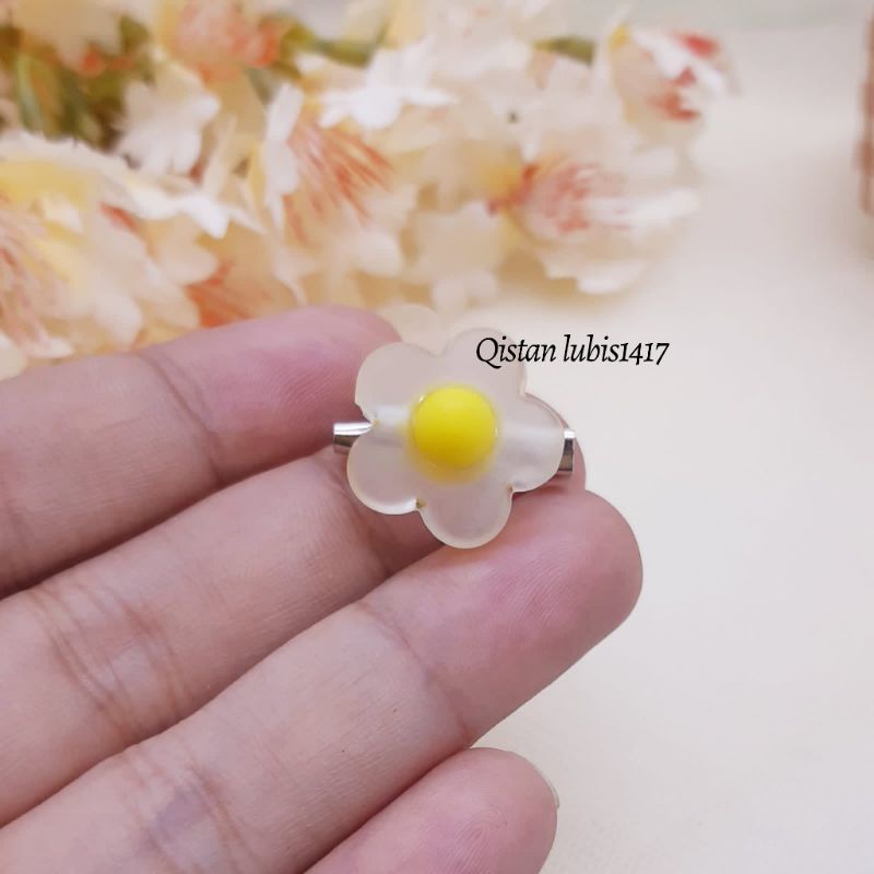 Bros sakura Flower 18mm Bening n Salju