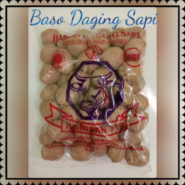 

Baso warisan/baso sapi warisan