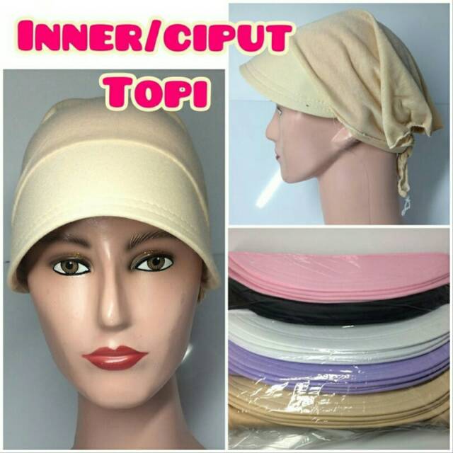 Inner ciput topi segitiga