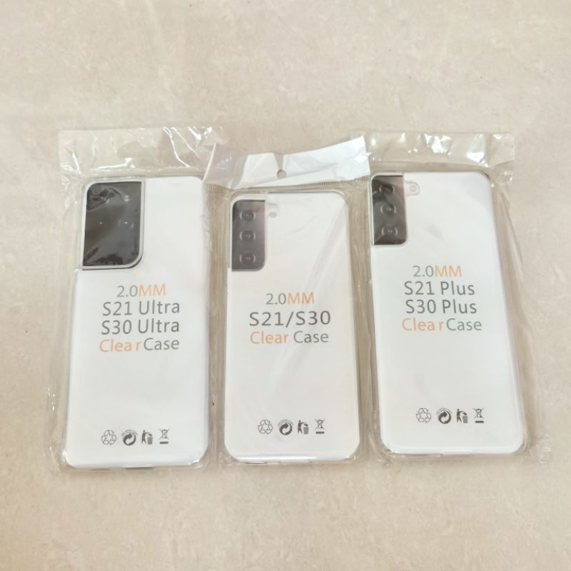 Case Samsung Galaxy S21 FE / S20 FE Silikon Casing Softcase Soft Clear Bening Silicone Transparan