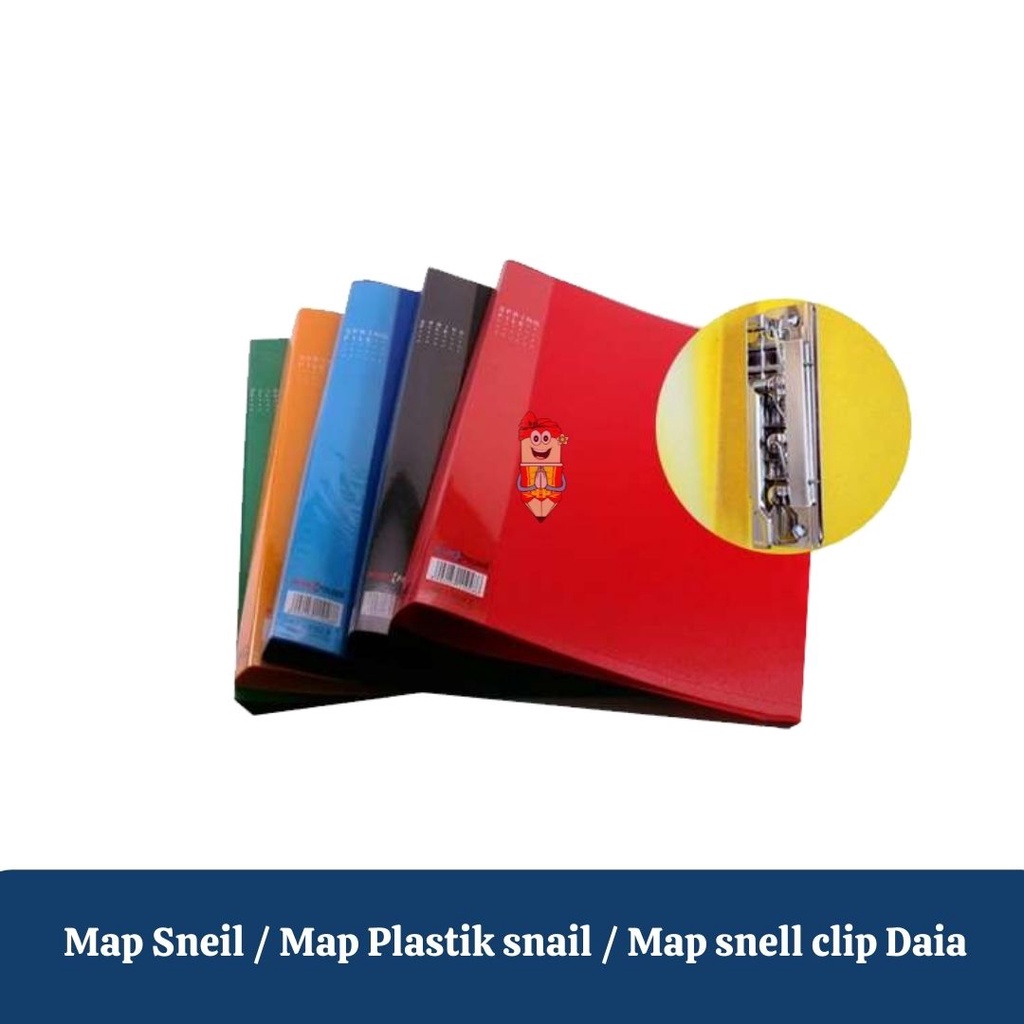 Map Sneil / Map Plastik snail / Map snell clip Daia