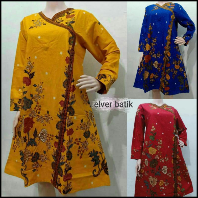 GROSIR TUNIK BATIK SALSA PREMIUM / TUNIK BATIK MODERN