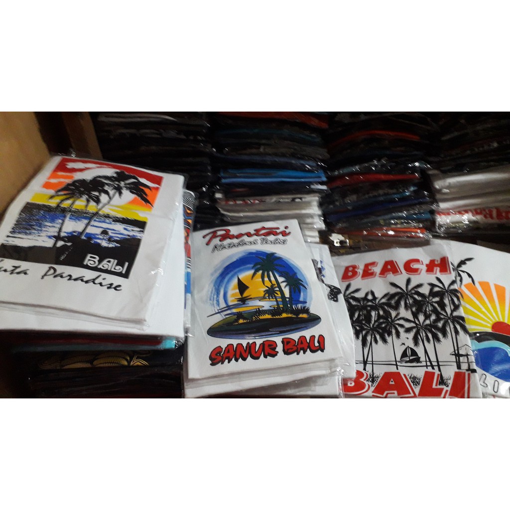 Baju Kaos Putih Bali