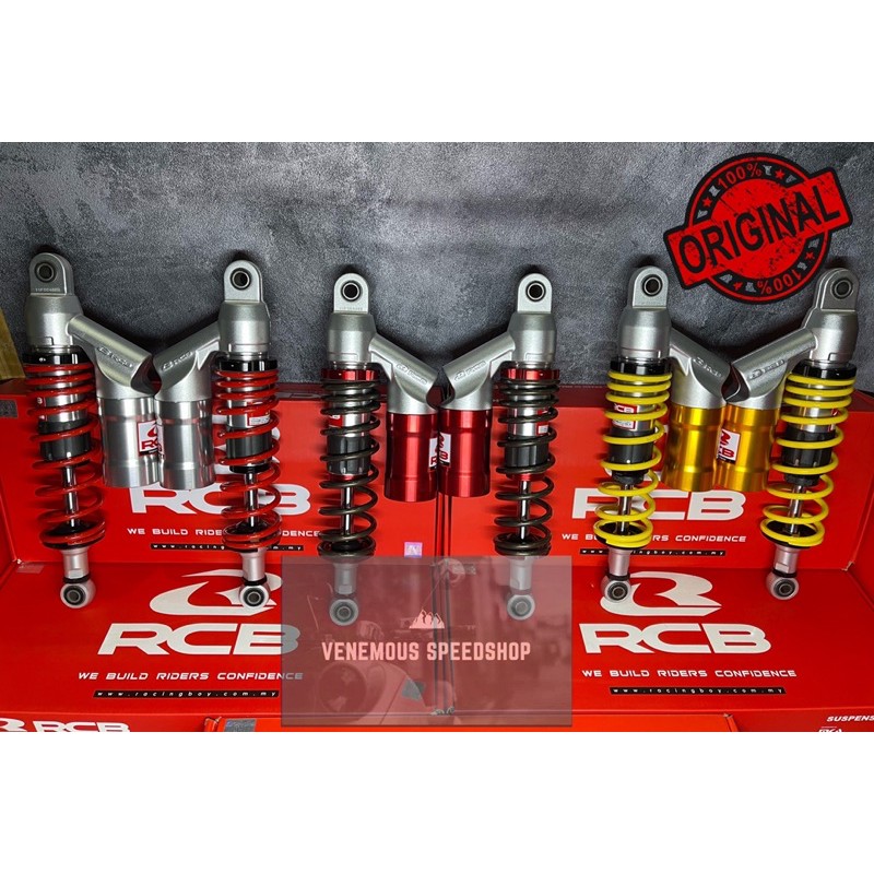 Shockbreaker Shock RCB Tipe EB-2 Motor Bebek 335MM Rx-King Tiger Megapro Verza GL-Pro