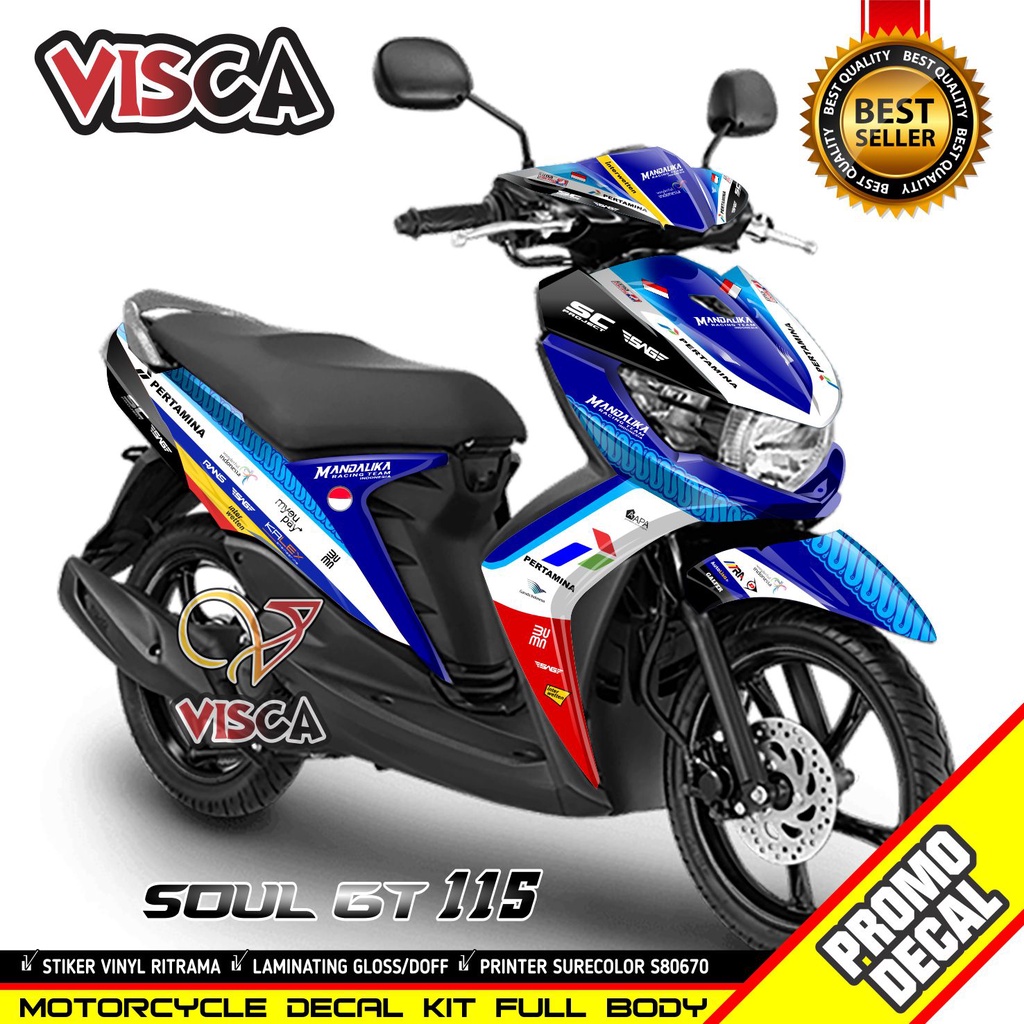 Decal Soul Gt 115 Full Body Stiker Soul Gt 115 Striping Soul Gt 115 Decal Soul Gt 115 Full Body Deca