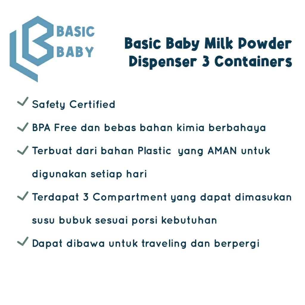 Basic Baby Milk Powder 3 Container - MD01