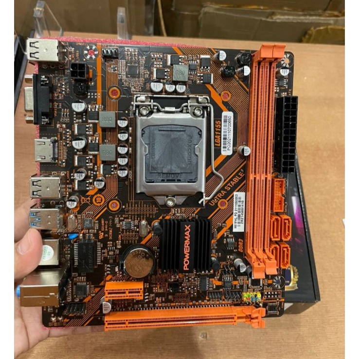 Motherboard POWERMAX H61 ( H61, SOCKET 1155, DDR3, INTEL )