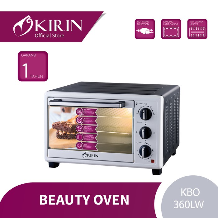 OVEN KIRIN Oven Toaster KBO-360LW 36 Liter Low Watt MURAH