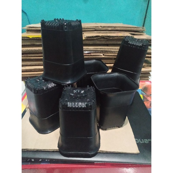 pot kotak tinggi 10cm