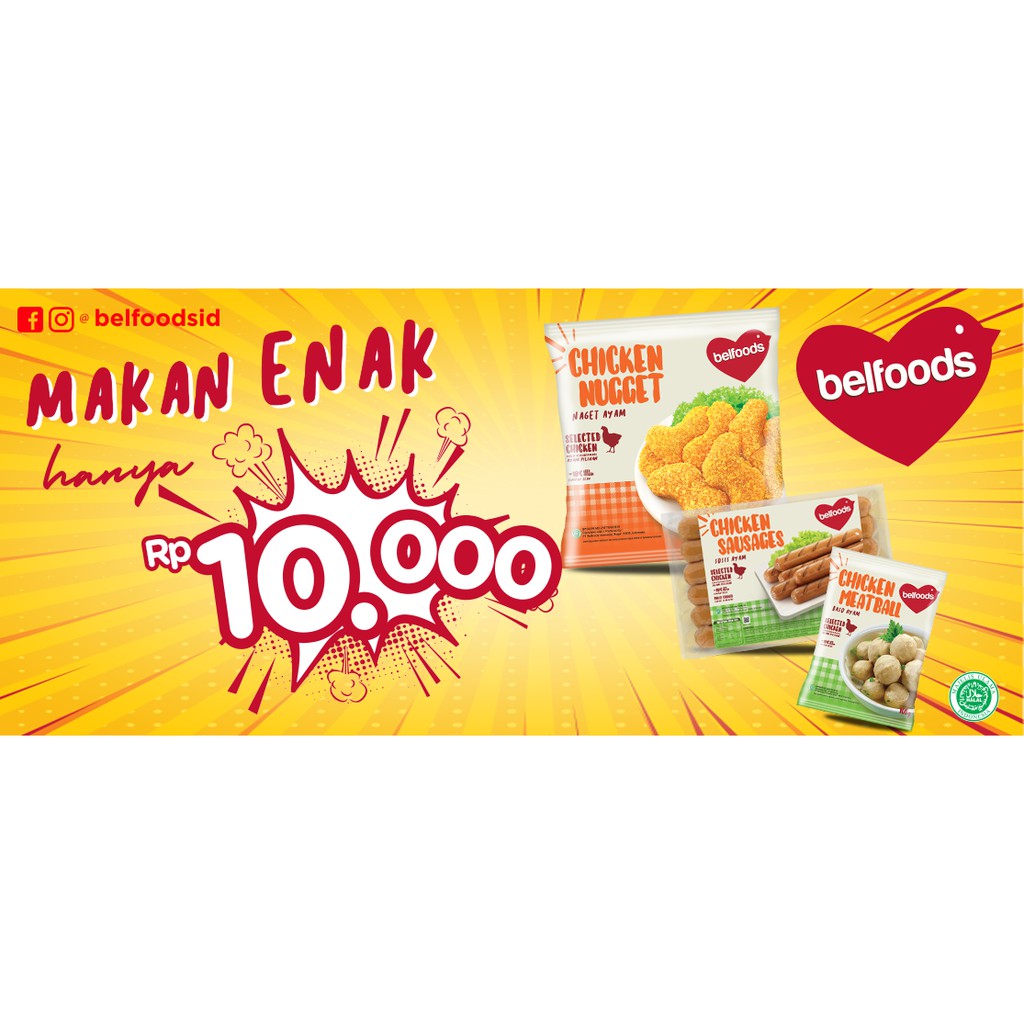 

Frozen Food - Belfoods SP Single Pack, Sosis, Nuget, Bakso, Kentang