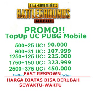 TOPUP PUBG MOBILE - 