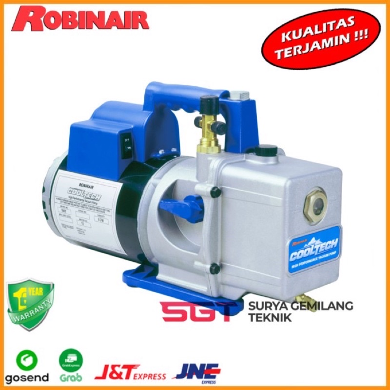 Vacuum Pump Robinair 15601 1/2pk