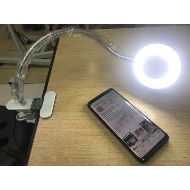 Portable Lampu led meja untuk penerangan salon alis manicure ekstential bulu mata baca