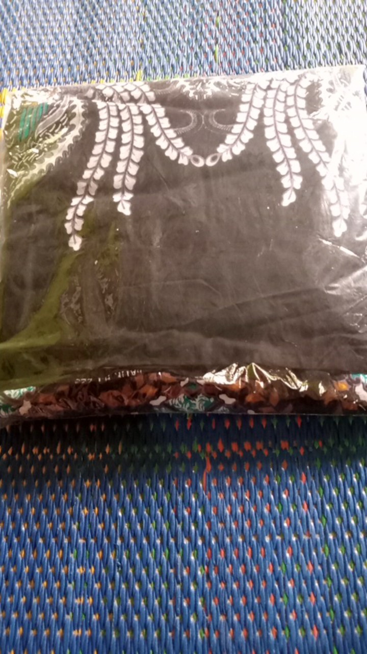 Batik Gamis Manggar Mas Pakaian Perempuan Baju Seragam Alkhalis