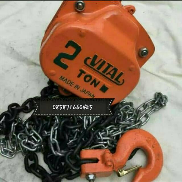 Chain Block 2 Ton x 5 Meter NAGASAKI - Chain Block Made in Japan