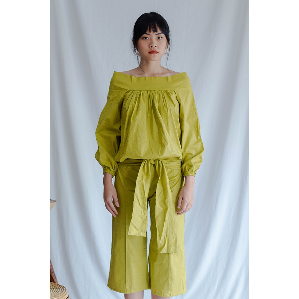 HELENA TOPS - top off shoulder dengan karet