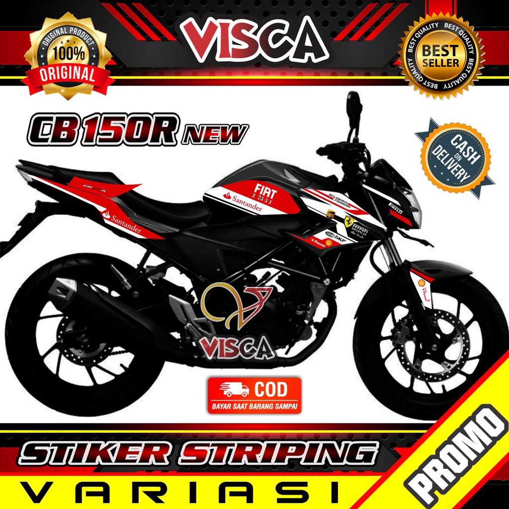 Striping CB 150R New - Stiker Sticker Striping Variasi Lis Honda CB 150R New - Striping Hologram CB 