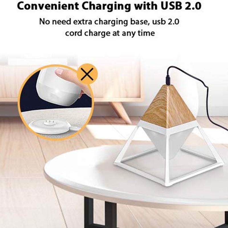 Bedside Table Lamp Led Dimmable Night Light With Usb Charging Port Shopee Indonesia