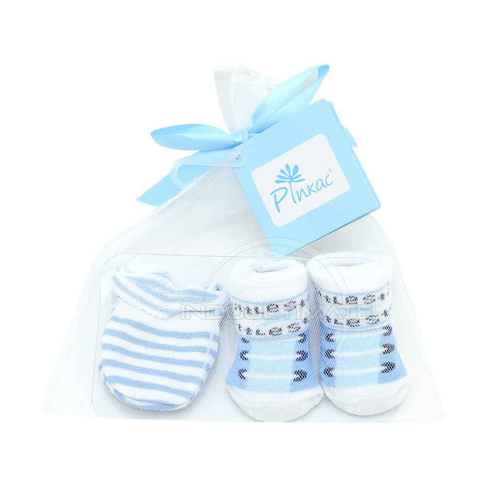 KKA-029 2in1 Set Kaos Kaki Bayi + Sarung Tangan Bayi Newborn Baru Lahir Baby Socks