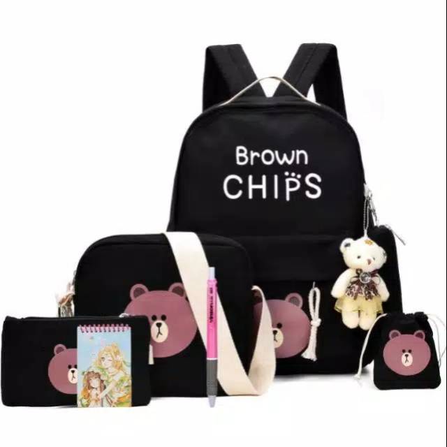 BROWNCHIPS - Tas Ransel Sekolah