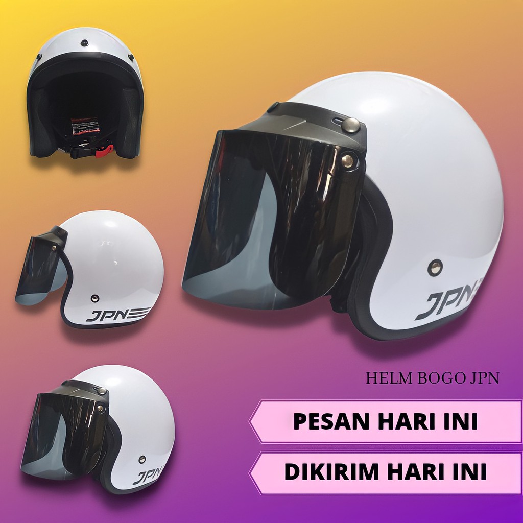 Harga Helm Bogo Kaca Datar Di Shopee : Terkini Helm Bogo ...