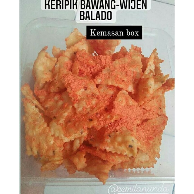 

KERIPIK PANGSIT BALADO 230GR (BOX)